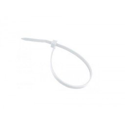 Brida 3m para interior blanca 200x3,5 mm bolsa de 100 unidades
