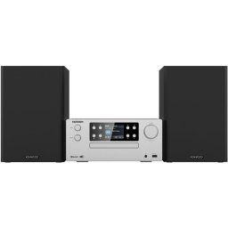 Kenwood M-925DAB Microcadena HiFi Bluetooth con CD/USB/DAB+ Plata