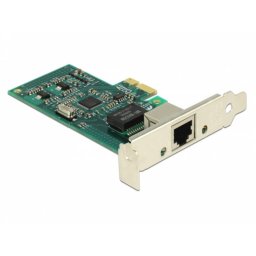 Tarjeta de Red DeLock 89943 PCI Express Gigabit Ethernet 1 Puerto Bajo Perfil