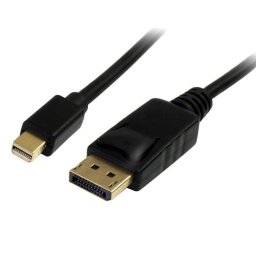 Cable DisplayPort Startech MDP2DPMM3M 3 m Mini DisplayPort a DisplayPort 4K UHD Negro