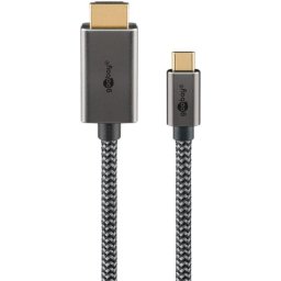 Adaptador de cable Goobay 75699 USB-C a HDMI 2.0 1 m 4K