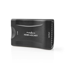 Convertidor de señal de vídeo Nedis VCON3461BK HDMI a SCART Full HD ABS