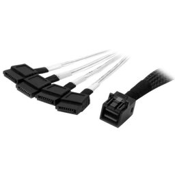 Cable SAS Startech SAS43SAT1M Mini SAS SFF-8643 a 4x SATA 1 m blindado