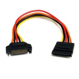Cable de alimentación SATA Startech SATAPOWEXT12 30 cm macho a hembra multicolor