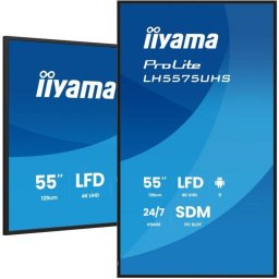Monitor iiyama LH5575UHS-B2AG 55" UltraHD 4K 60Hz IPS 24/7 WiFi Android Antirreflejos