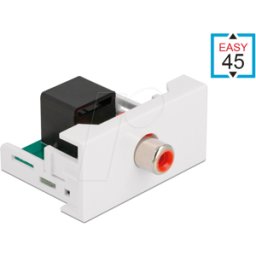 DELOCK 81340 - Módulo Easy 45 RCA hembra a puerto RJ45 hembra