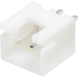 JST XH2P ST - JST - Conector macho, recto, 1x2 clavijas - XH