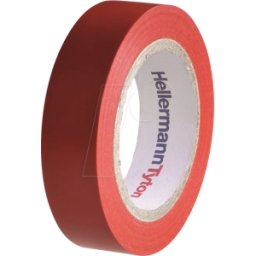 HELLERMANNTYTON HT 710-00101 - Cinta aislante 15mm x 10m roja