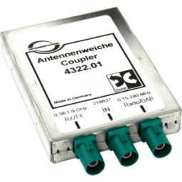 ATTB 4322.01 - Filtro receptor-transmisor de antena, AM, FM, DAB (banda III), T