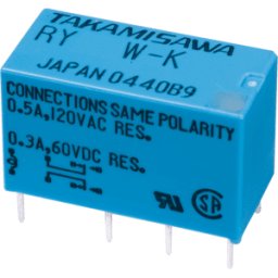 FUJITSU-TAKAMISAWA RY 24W K - Relé de señal RY 24 VDC, 2 contactos inversores 1 A