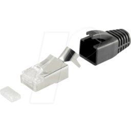 SHIVERPEAKS SHVP 72067-S - Enchufe SET cable hasta AWG 23, negro, 1 pc.