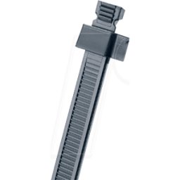PANDUIT PAND SST8H-L0 - Sujetacables, desmontable, 699 mm, negro