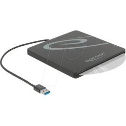 DELOCK 42604 - Carcasa externa de 5,25 ranuras en Slim unidad SATA de 9,5/12,7