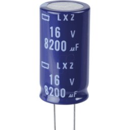 EUROPE CHEMI-CON RAD LXZ 16/8K2 - ELKO, 8200MICROF, 16V, 105 °C.