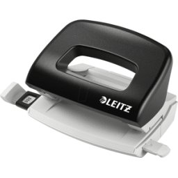 LEITZ 50580095 - Perforador de oficina, hasta 10 hojas, Nexxt, negro