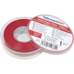HELLERMANNTYTON HT 710-10604 - Cinta aislante Premium 19mm x 20m roja Box