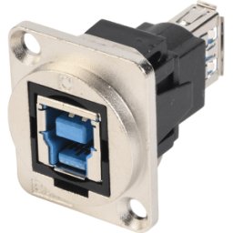 CLIFF CP30206NM - Adaptador USB FT, 1 conector hembra USB 3.0 B > 1 conector hembr