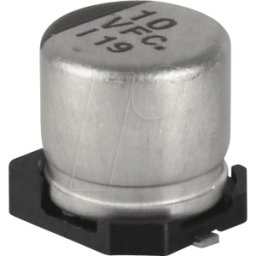 PANASONIC PAN EEEFC1V100R - Elko, 10 microF, 35 V, 105 °c.