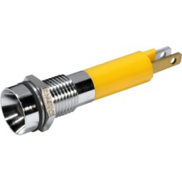 CML TECHNOLOGIES 19070352 - LED de señalización, amarillo intermitente, 24 VCC, Ø8 mm, 32 mc