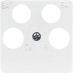 BUSCH-JAEGER EL REFLEX ZS-SA4 - 2 disco central SAT+TV+radio para REFLEX-si