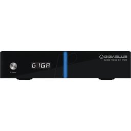 GIGABLUE GBL UHD-GB/007 - Receptor, SAT, 1 DVB-S2x, 1 sintonizador DVB-C/T2, 4K + W-LAN