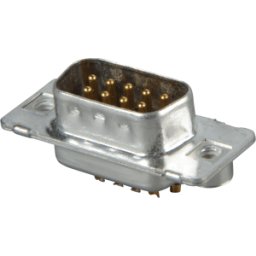 D-SUB ST 09 CGK - Conector D-SUB, 9 polos, cubo de soldadura, girado Contactos