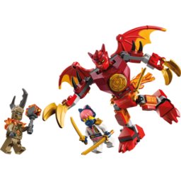 LEGO 71851 - LEGO® NINJAGO® - Juego de batalla Dragón Mech de Kai