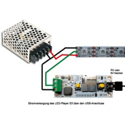 DIAMEX LED 150208 - Controlar el reproductor LED S3, WS2812 de la tarjeta SD o el PC