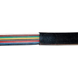 FREI MPFK 4S-25 - Cable modular, plano, 4 polos, negro, 25 m