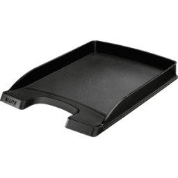 LEITZ 52370095 - Cesta de cartas a4 Plus, plana, negra