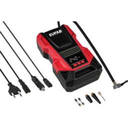 EUFAB 21084 - Compresor de potencia dual, 10 bar, 12 V / 230 V.