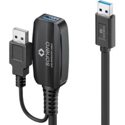 SONERO SON-XU3000-100 - USB 3.0, cable alargador, USB-a > USB-a, 10,0m