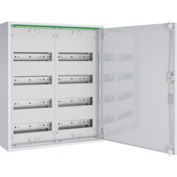 ABN GMBH ABNRM204R01 - Distribuidor de campo AP, T: 160 mm, puerta completa, 2 x 4 fila