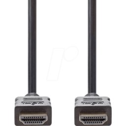 NEDIS N CVGP34000BK05 - High-speed HDMI™ cable with Ethernet, 0.5 m