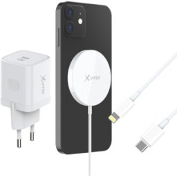 XLAYER 219370 - Juego de Cargador Magnético, blanco, 20 W, iPhone 12