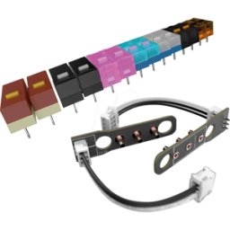 ENDGAME GEAR EGG SPU1 - Conjunto de interruptores, 14 interruptores + 2x PCBs switch, pa