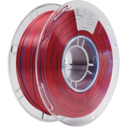 MAERTZ PMMA-1021-001 - Filamento, PLA Silk, bicolor, azul y rojo, 1.75 mm, 1 kg