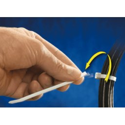 THOMAS&BETTS KAB-TWIST 358-N - Brida para cables, rompible, 358 mm, natural, paquete de 50
