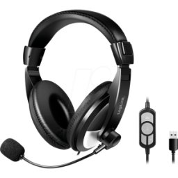 LOGILINK HS0019A - Auriculares, USB, estéreo, con control, USB-A.