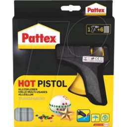 PATTEX PMHHP - Pistola de adhesivo caliente, pistola CALIENTE fabricada en casa