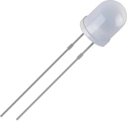 QUADRIOS QUAD 2111O167 - LED, 5 mm, con cable, blanco frío, 2500 mcd, 30°.