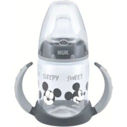 Nuk Disney Mickey Mouse First Choice Biberón de aprendizaje con control de temperatura 150mL Boy