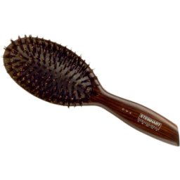 Steinhart Professional Cepillo neumático de madera ovalado Ebony 694 para cabello liso 1 un.