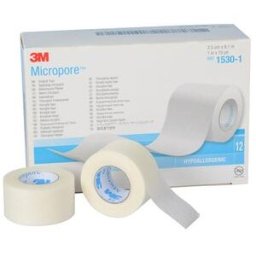 NEXCARE Micropore portarollo esparadrapo papel blanco 7,5m x 2,5cm