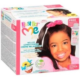JUST FOR ME No-Lye Conditioning Relaxer Kit Kid Super