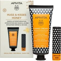 Apivita Pack Hugs & Kisses Honey Crema de manos 50ml + Labial 4,4g