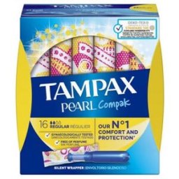 Tampax Compak Pearl Regular 16uds