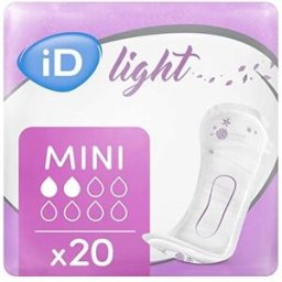 ID Inco Absorbente Ligera Light Mini 20 Unades