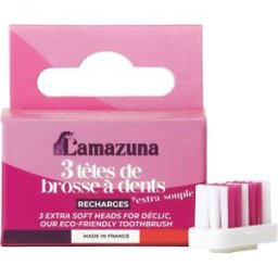 Lamazuna Recambio de cabezal de cepillo dental 3 piezas