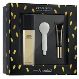 Atashi Cofre Firmeza y Luminosidad Sérum + Contorno + Cuchara de Jade